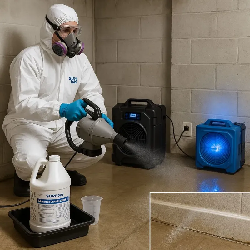Sanitization and Odor Removal process in Grandview, OH