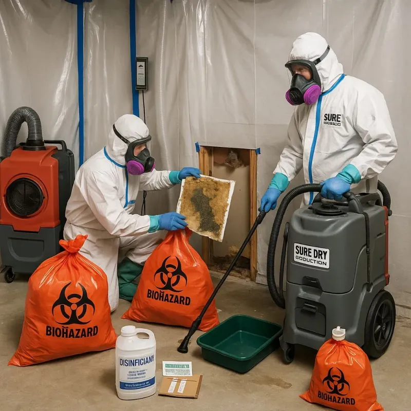 Contaminated Water Handling Protocols process in Grandview, OH